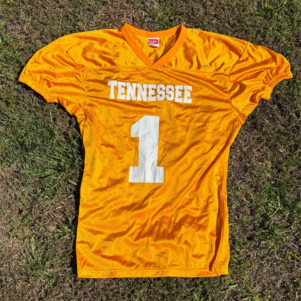 Vintage Tennessee Volunteers #1 Pro Cut Football Jersey Rawlings Large